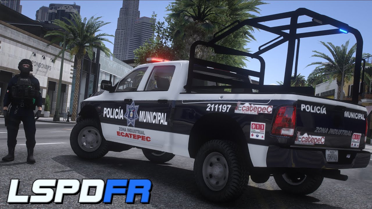 GTA 5 POLICIA | LA FAMOSISIMA PATRULLAS DE ECATEPEC | TheAxelGamer