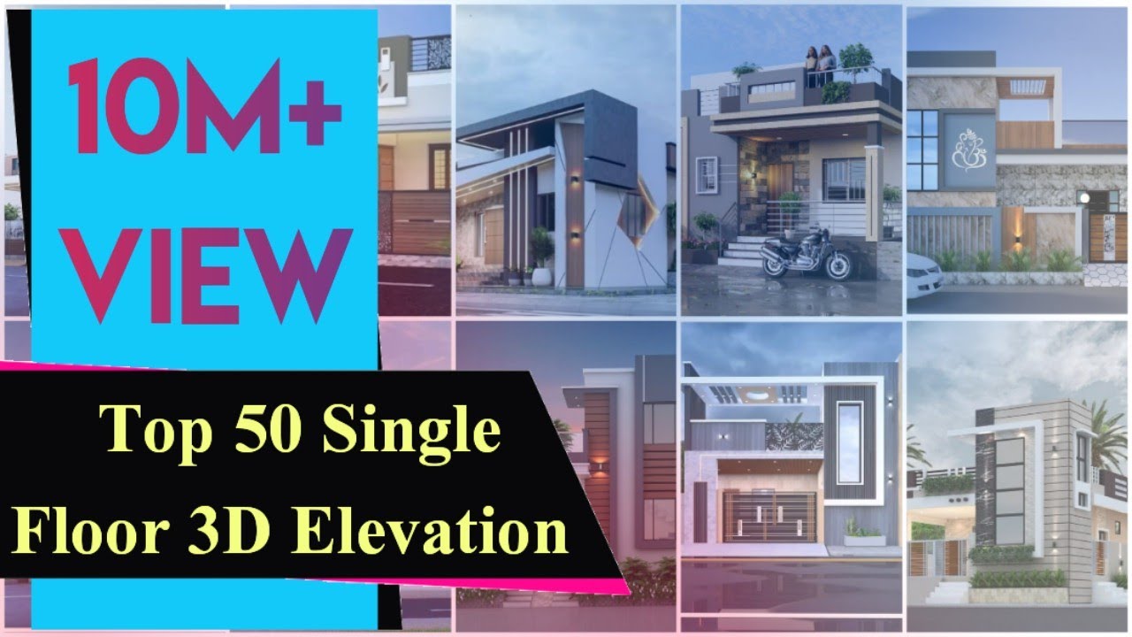 Top 50 Single Floor House 3D Elevation|Front Elevation ideas| Modern Elevation|Latest Elevation 2025