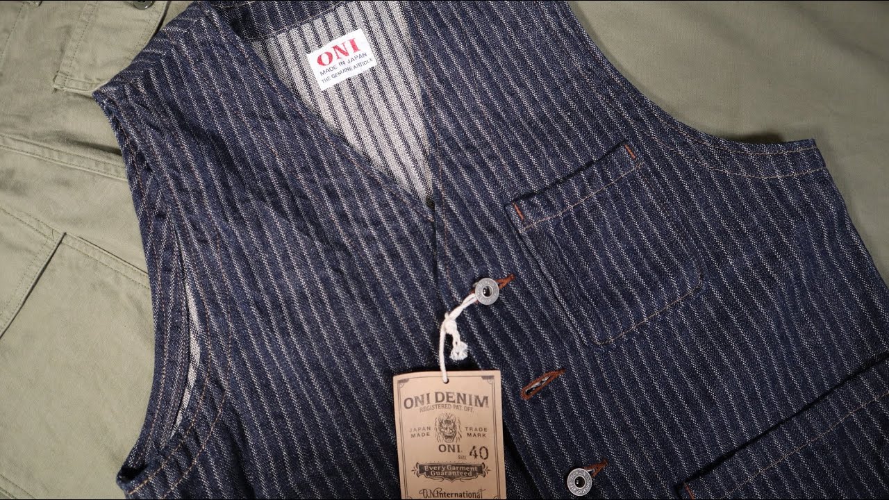 Drop Needle Denim? ONI 12oz Vest 05100HJS