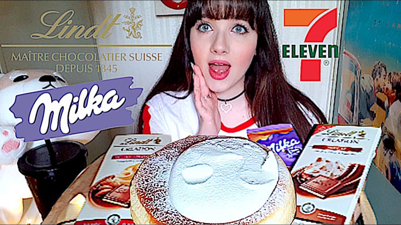 Шоколад и чизкейк Мукбанг🍰 Две мои самые любимые вещи в мире 🍫 Шоколадный чизкейк Мукбанг