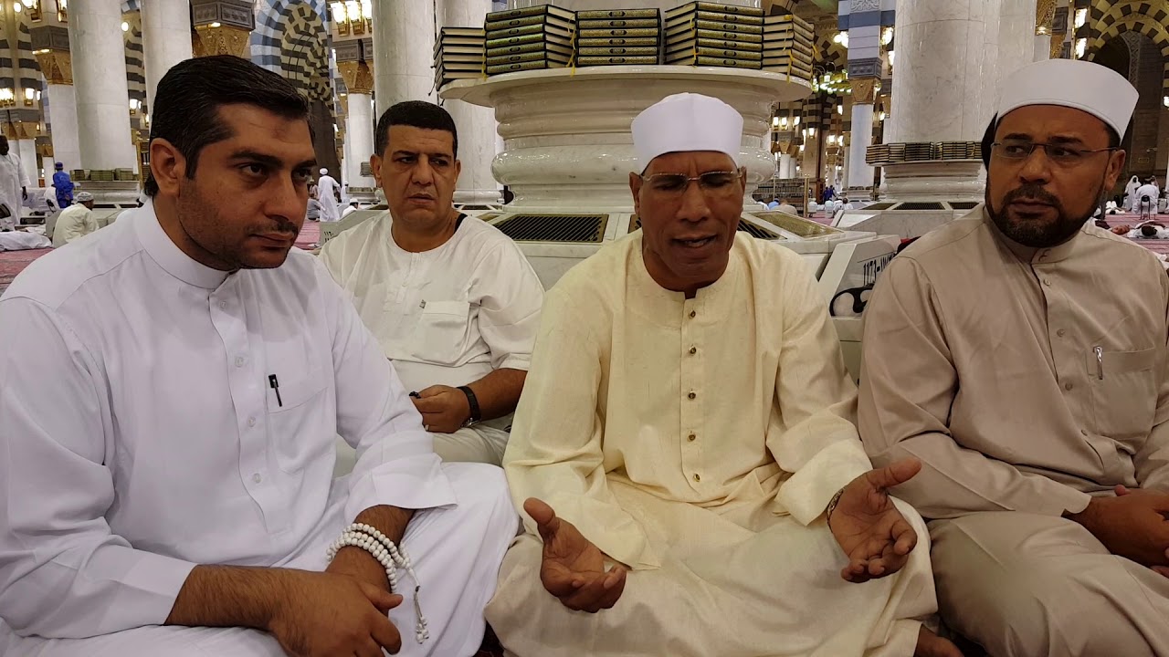 الشيخ الطاروطي والسوهاجي والحسيني في أمسية دينية بالمسجد النبوي الشريف Mohamed Elsohagye