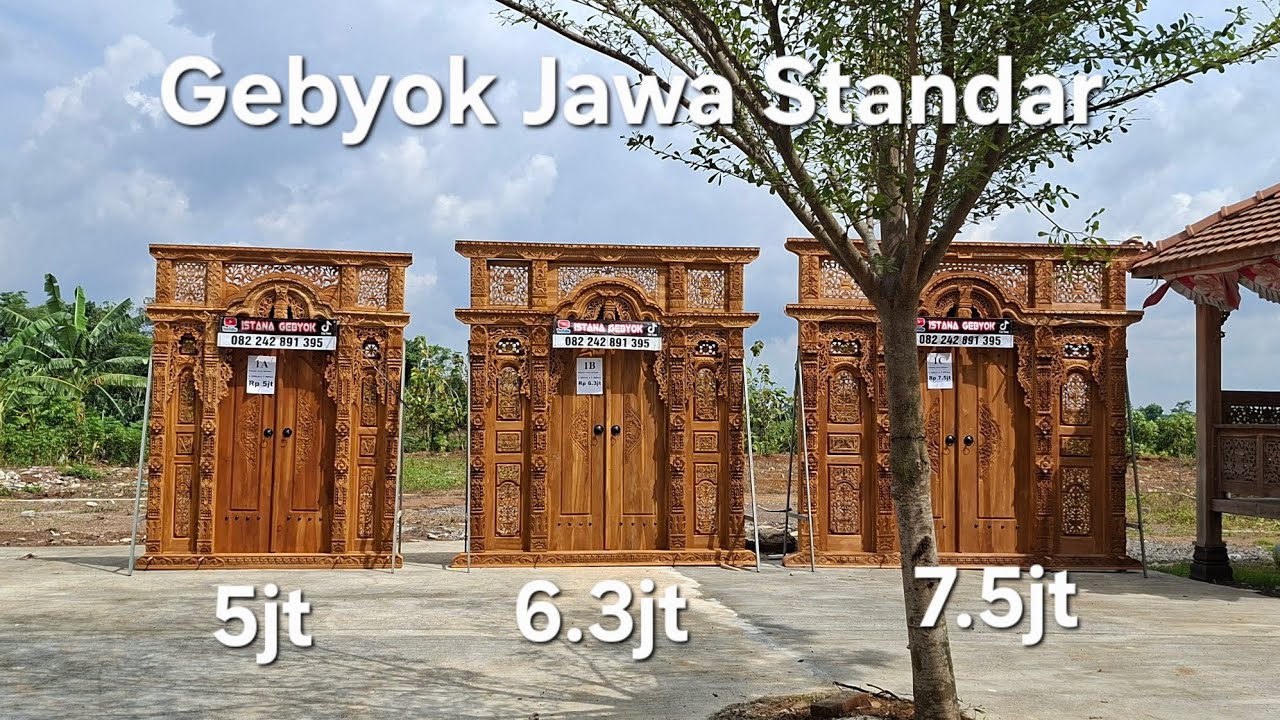 ✨ Gapuro & Gebyok Jawa Asli – Karya Seni Ukir Jepara ✨