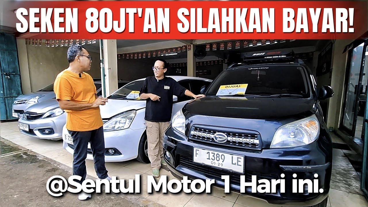 SEKEN 3 BARIS 80JT'AN‼️ mobil bekas buat mudik cicil 2jt'an! Irit duit pulang kampung lebaran!