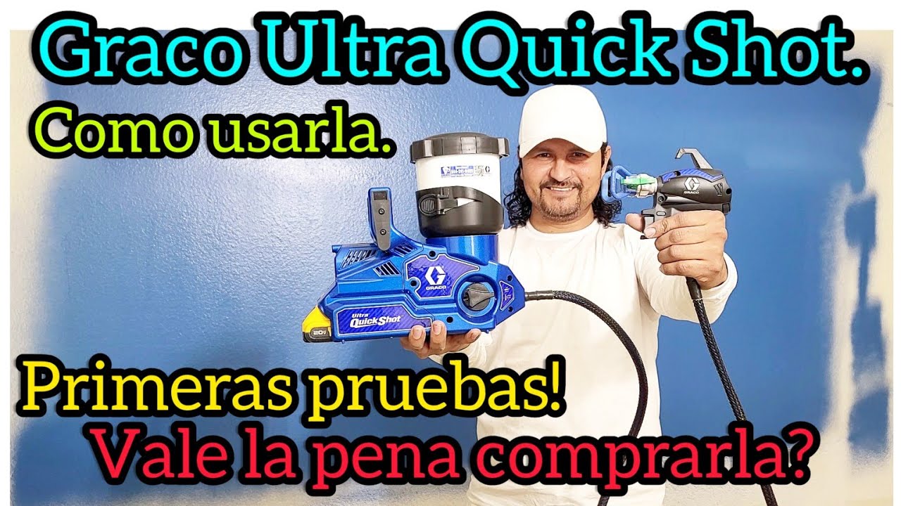 Graco Ultra Quick Shot! cómo usarla, video detallado a fondo! vale la pena comprarla?