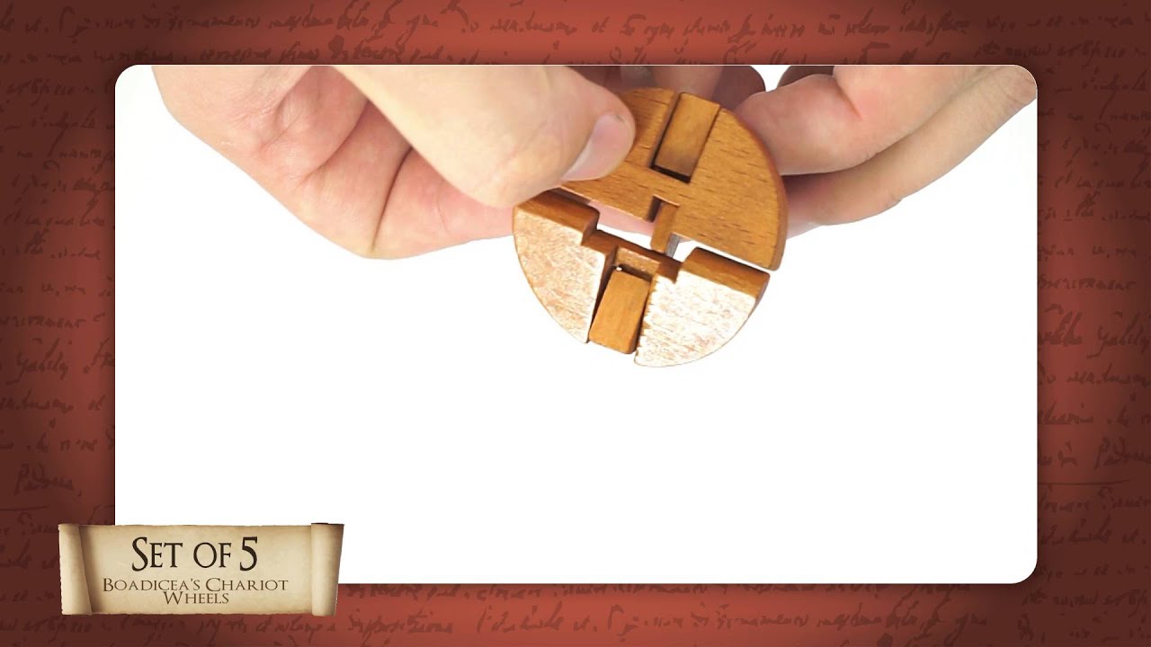 Great Minds - Set of 5 - Boadicea's Chariot Wheels Puzzle Solution