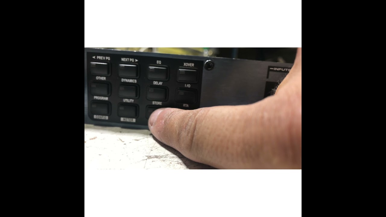 Formatar processador DBX 260