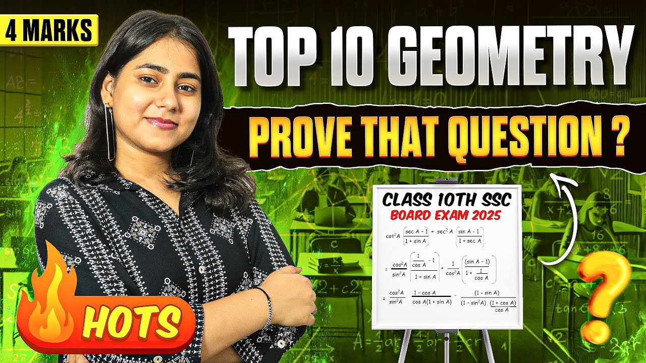Top 10 Prove that Questions🔥 | Geometry | Class 10th SSC | Maharashtra state Board | Board Exam 2025