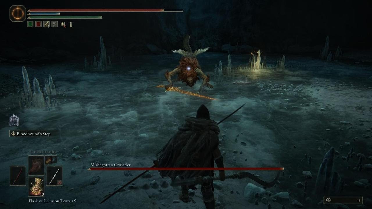 Misbegotten Crusader Boss Fight Elden Ring No summons