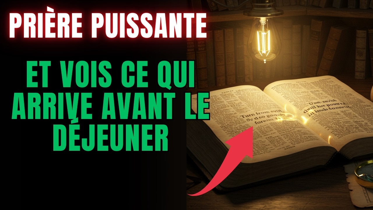La clé maîtresse du jour : Psaume 23 et vois ce qui arrive avant le déjeuner