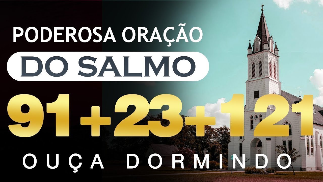 [🙏OUÇA DORMINDO] SALMOS 23, 91 E 121 – Paz no Coração e Descanso Abençoado
