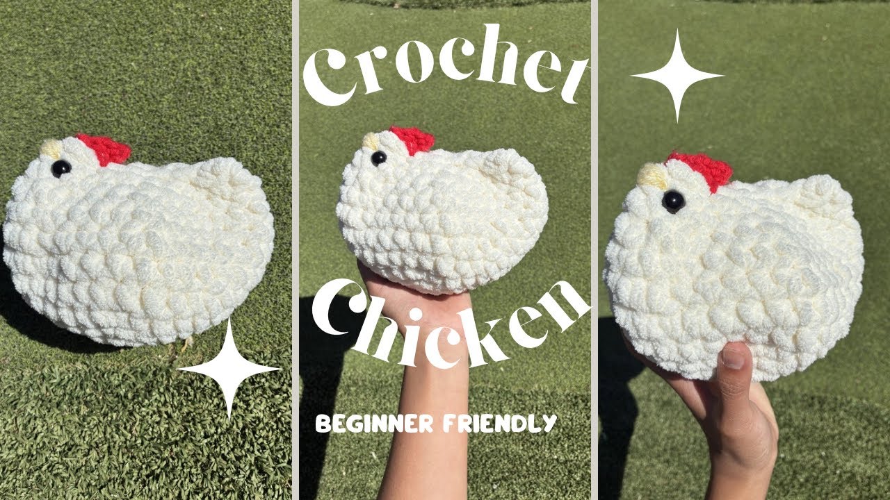 HOW TO CROCHET A CHICKEN 🐔 🐓