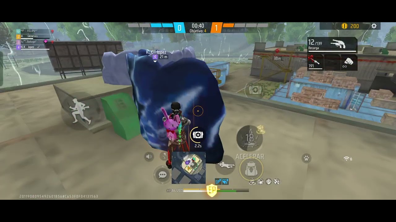 Jugando Free Fire   ( oppo A79 5g )