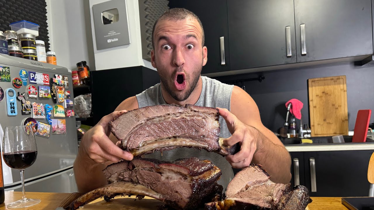 Έφτιαξα Smoked Dino Ribs