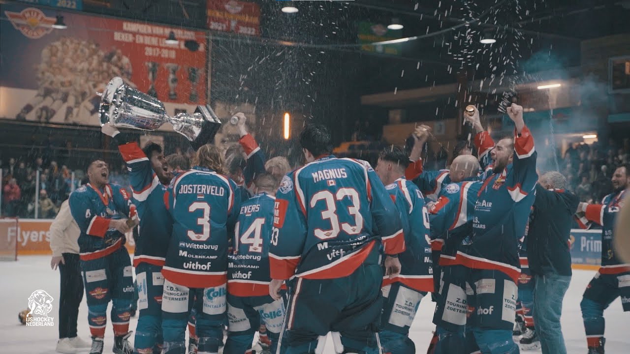 IJshockey Bekerfinale 2023 UltimAir Hijs Den Haag vs Unis Flyers Heerenveen