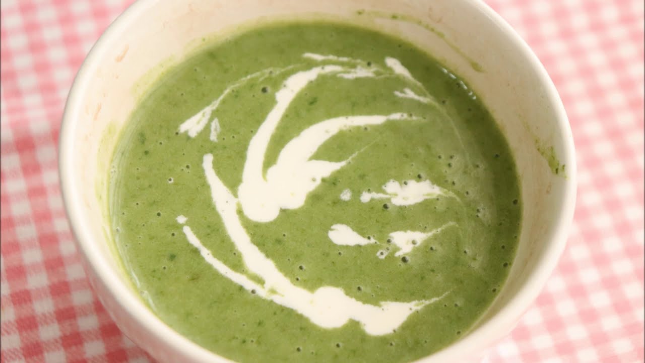 Soupe d'épinard si délicieux