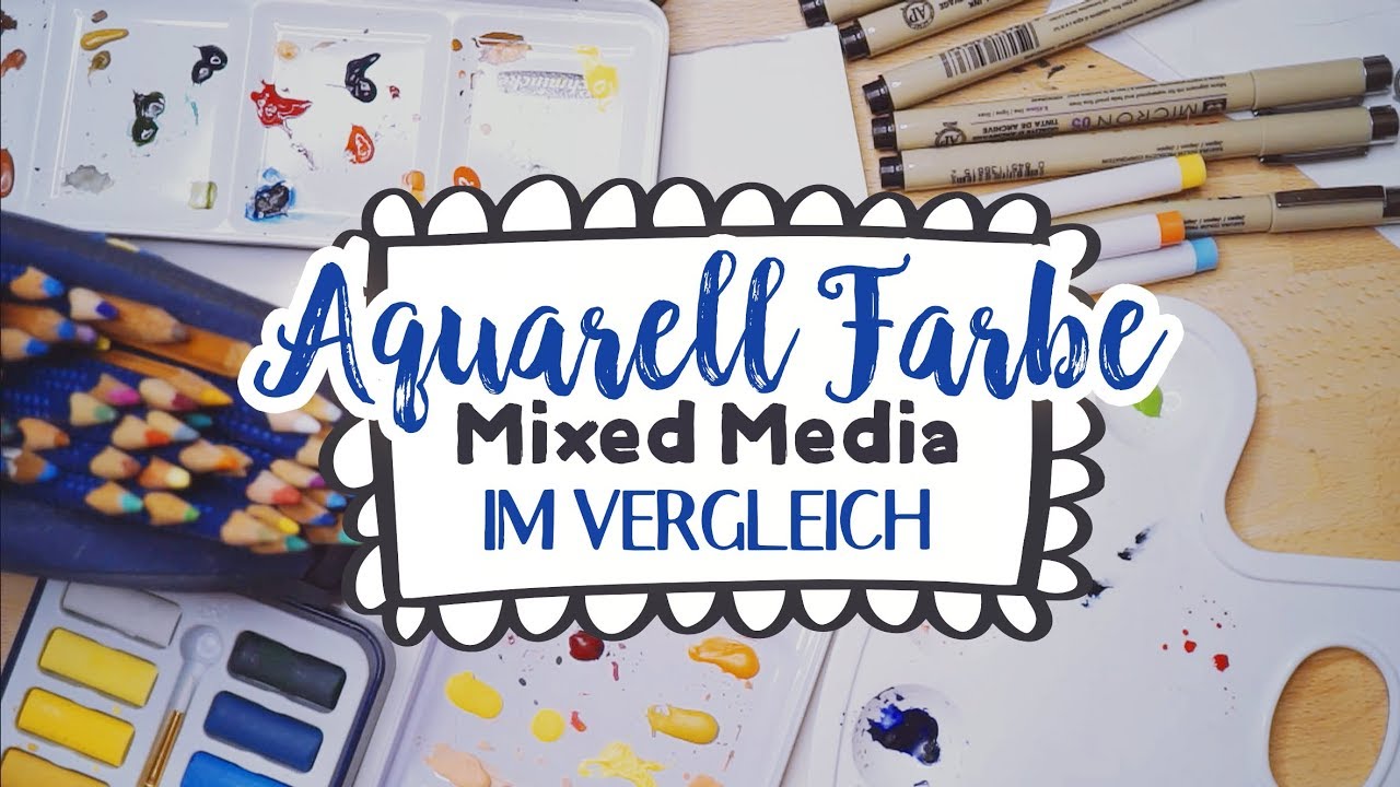 SHOWDOWN 🏆 Aquarell Buntstifte + Brushes + Feucht + Trocken Farben