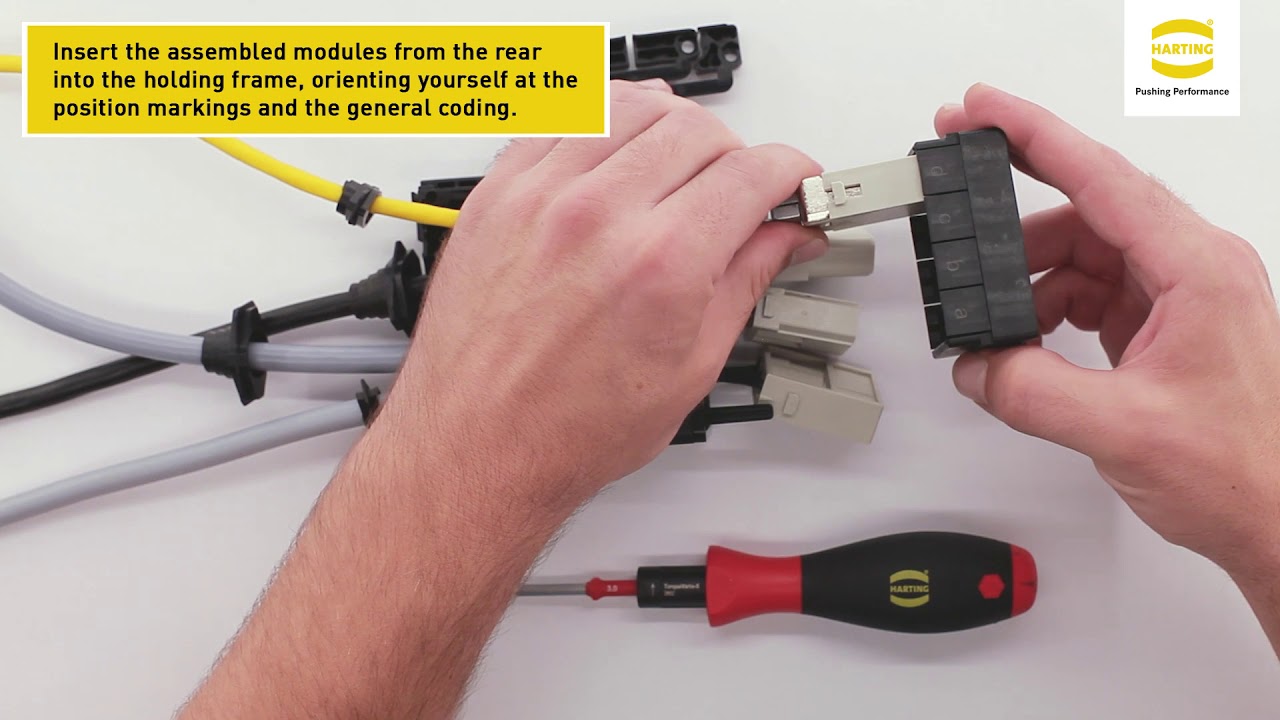 HARTING Han-Modular® Flexbox - Assembly instruction