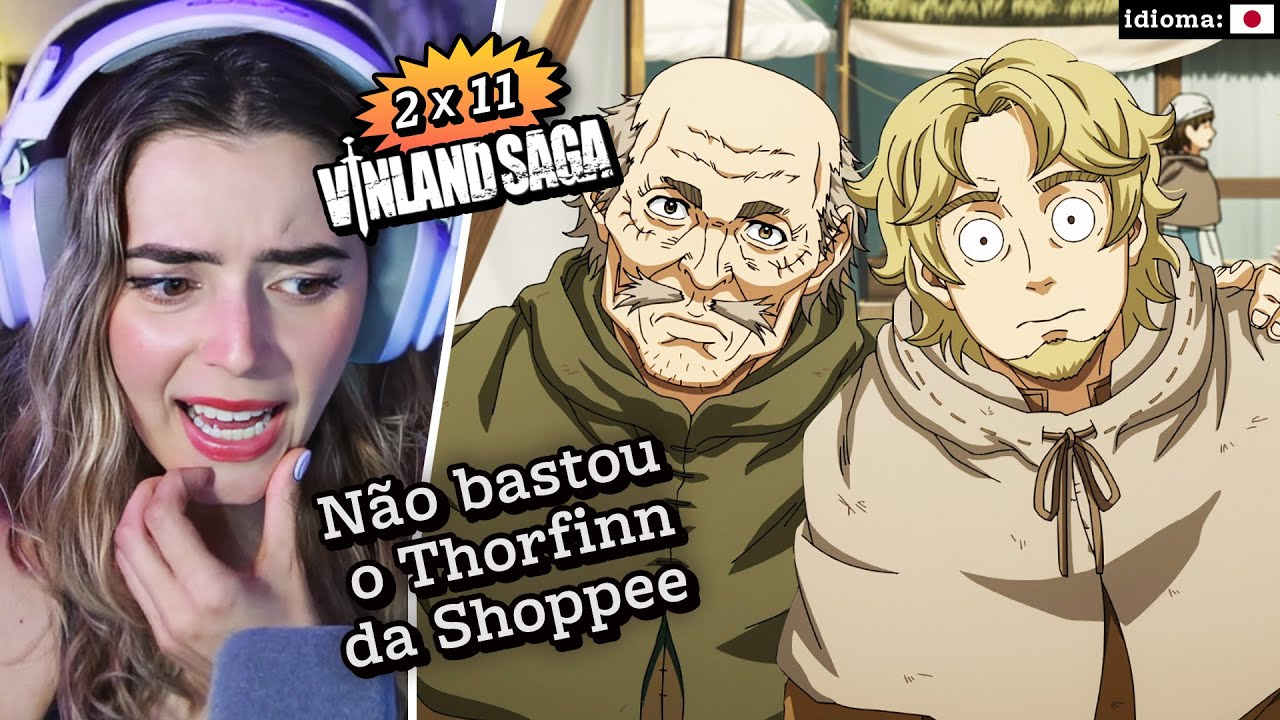 Leif tá quase encontrando o One Piece!!! // React “Vinland Saga” episódio 2x11