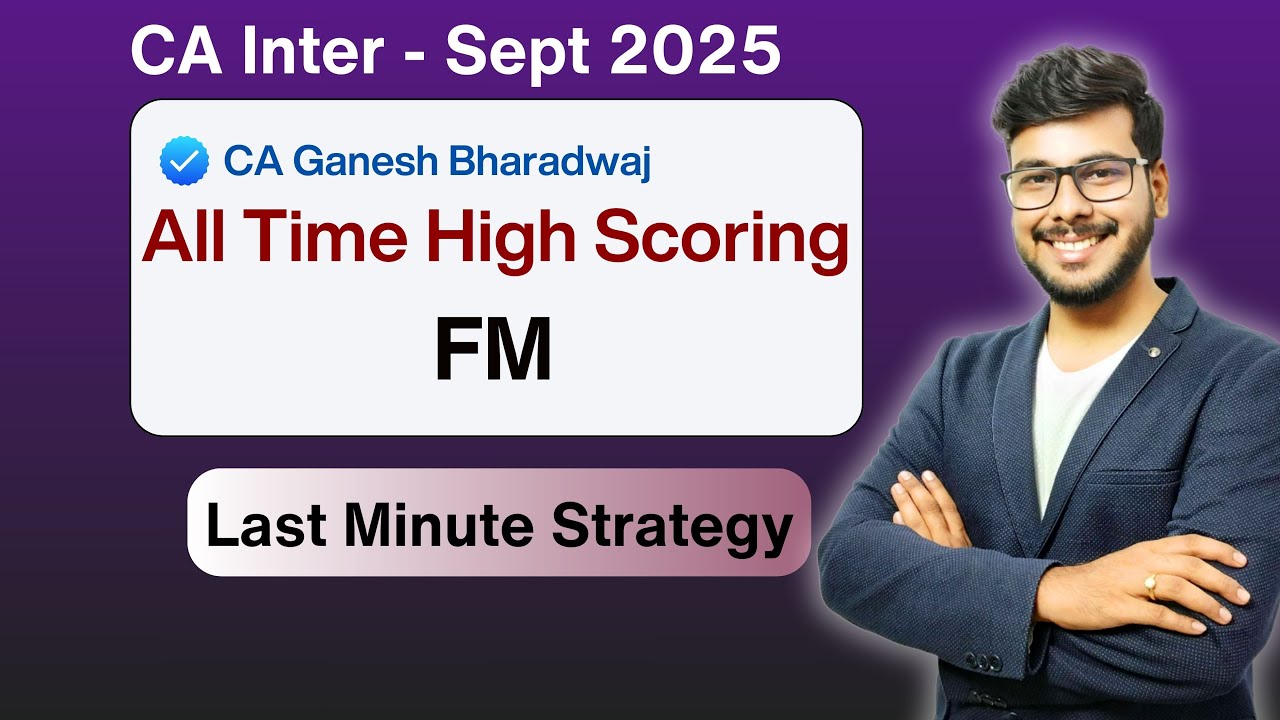 Score 70% in FM | Last Min Strategy | All Time High Scoring Topics