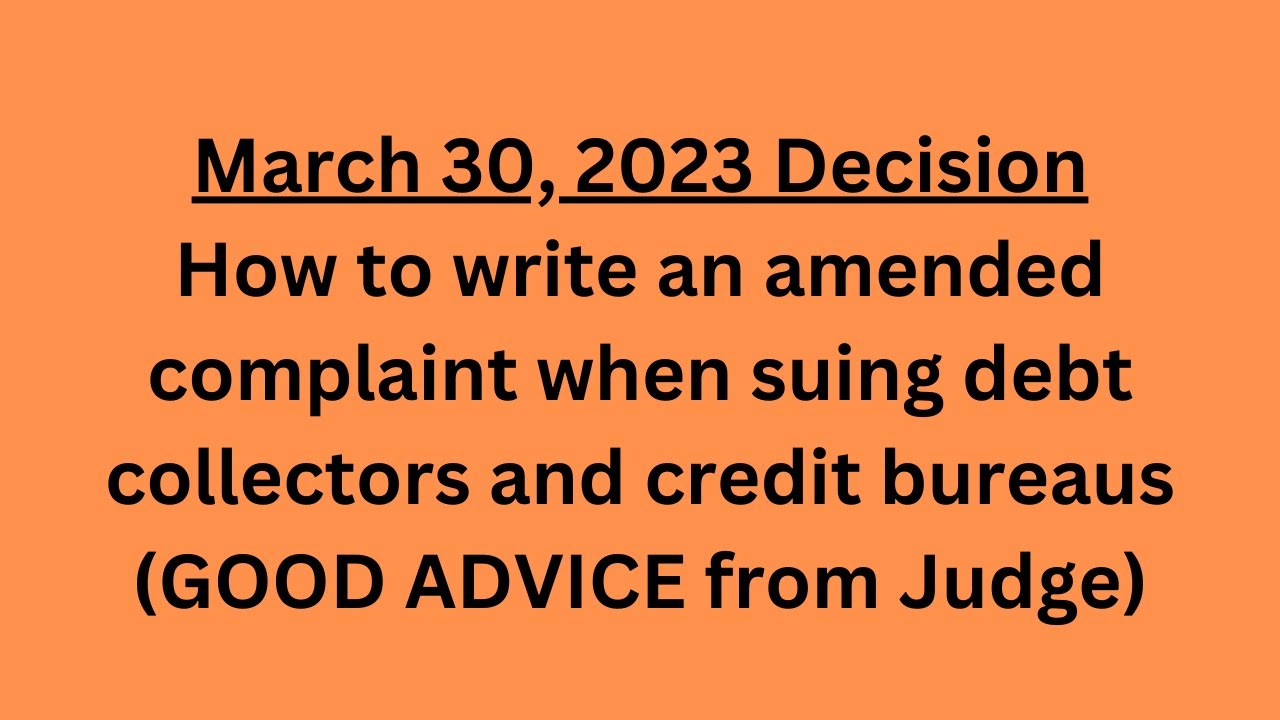 GA Case Decision on how to draft a lawsuit in an amended complaint