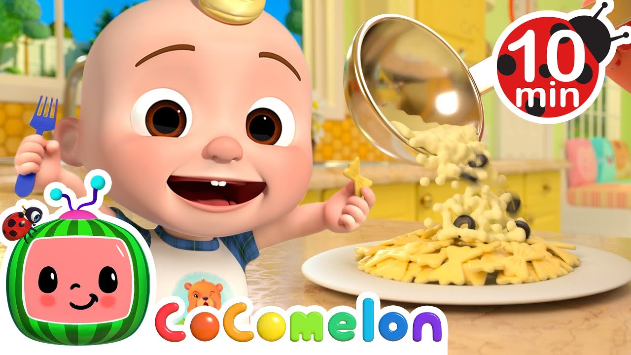 [ 10 MIN LOOP ] Yummy Pasta Song! 🍝| Fun Food Learning Cocomelon Loops | Nursery Rhymes & Kids Songs
