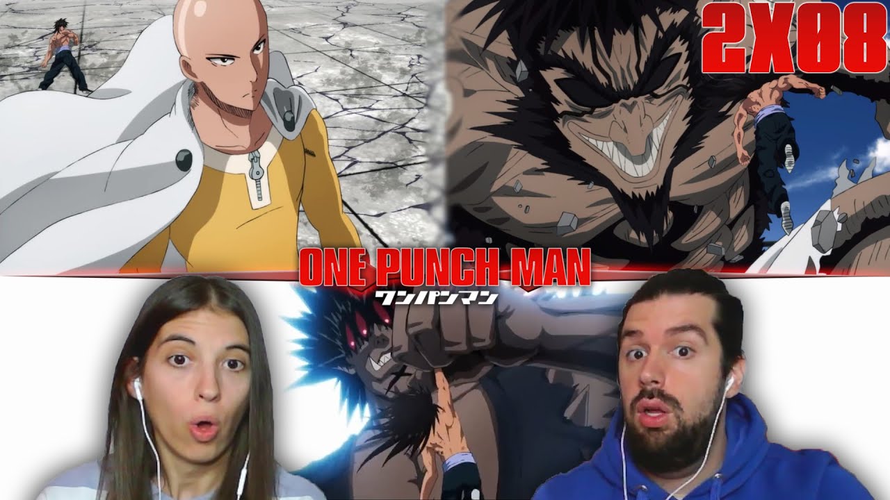 ¡SAITAMA TE NECESITAMOS! - REACCIÓN 2X08 ONE PUNCH MAN