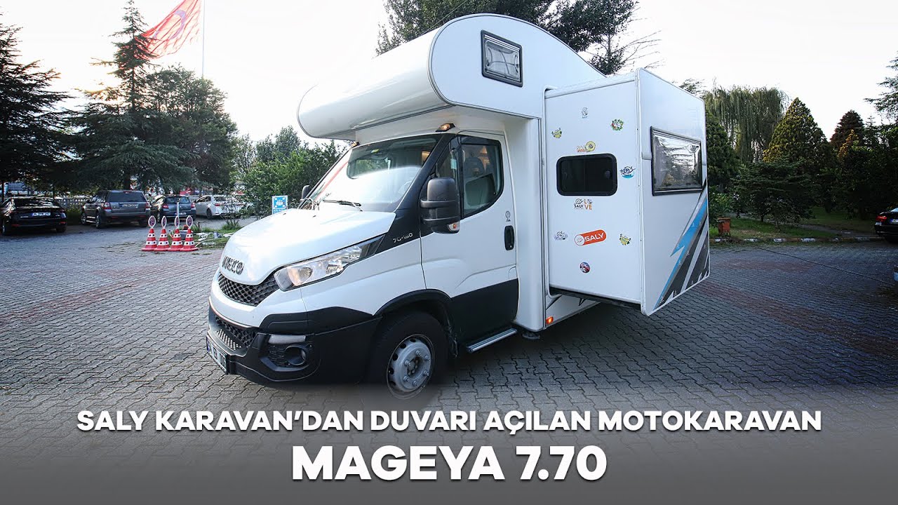 DUVARI AÇILABİLEN ALKOVENLİ MOTOKARAVAN: SALY MAGEYA 7.70