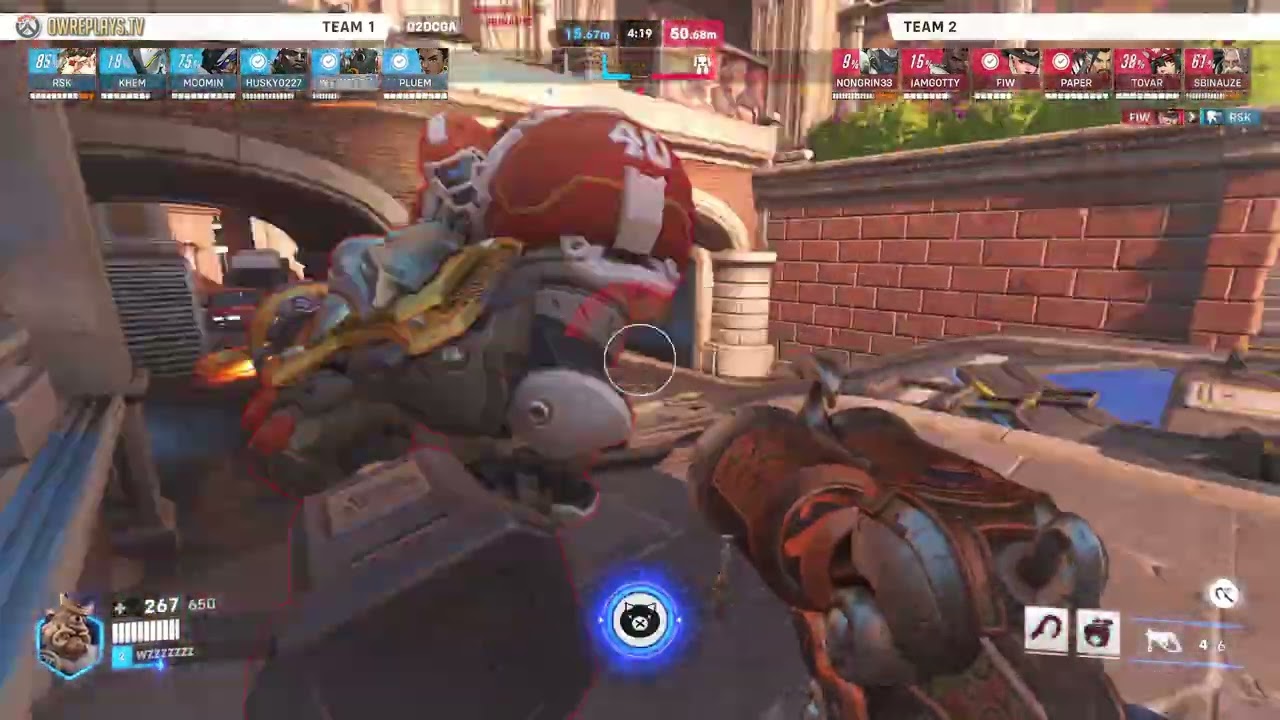 Despite being pushed back hard and having weak tank impac... by WZZZZZZZ — Overwatch 2 Replay Q2DCGA