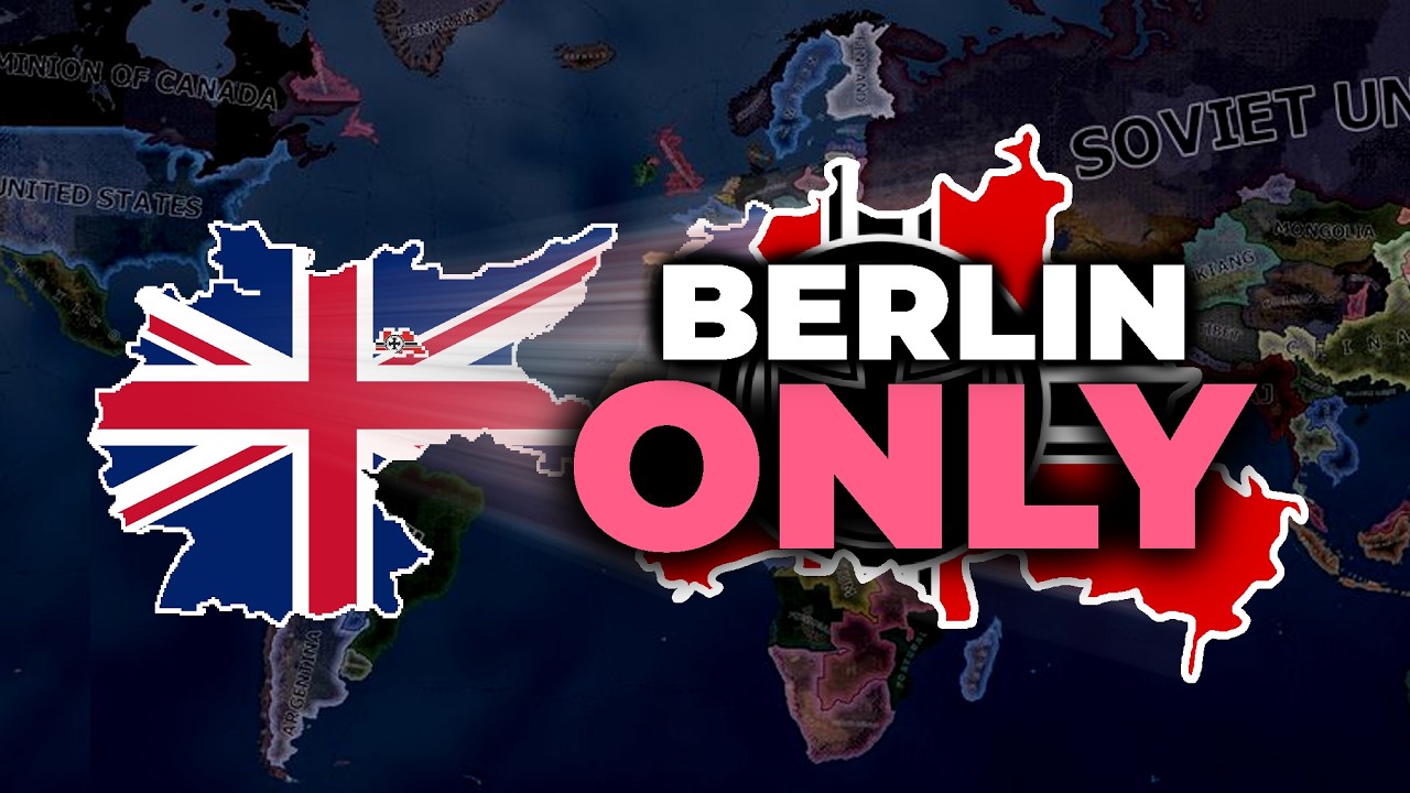 Germany ONLY HAS BERLIN | Hoi4 Timelapse