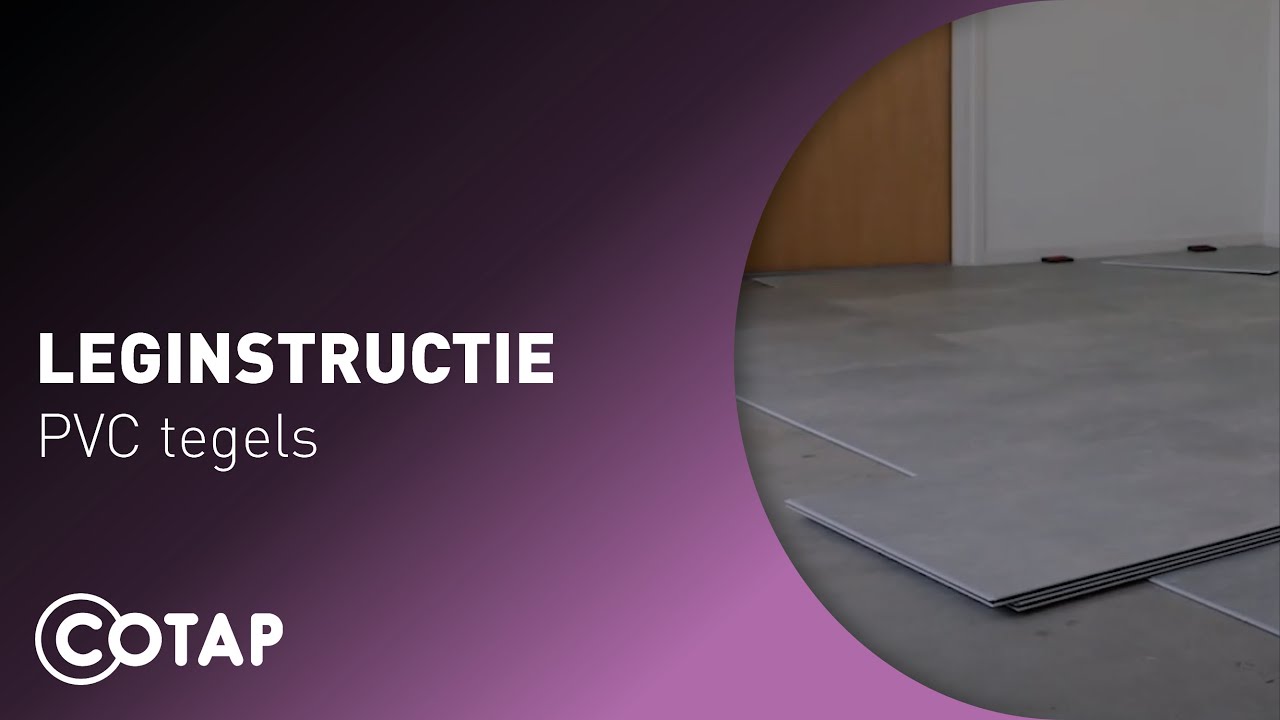 Leginstructies: PVC tegels