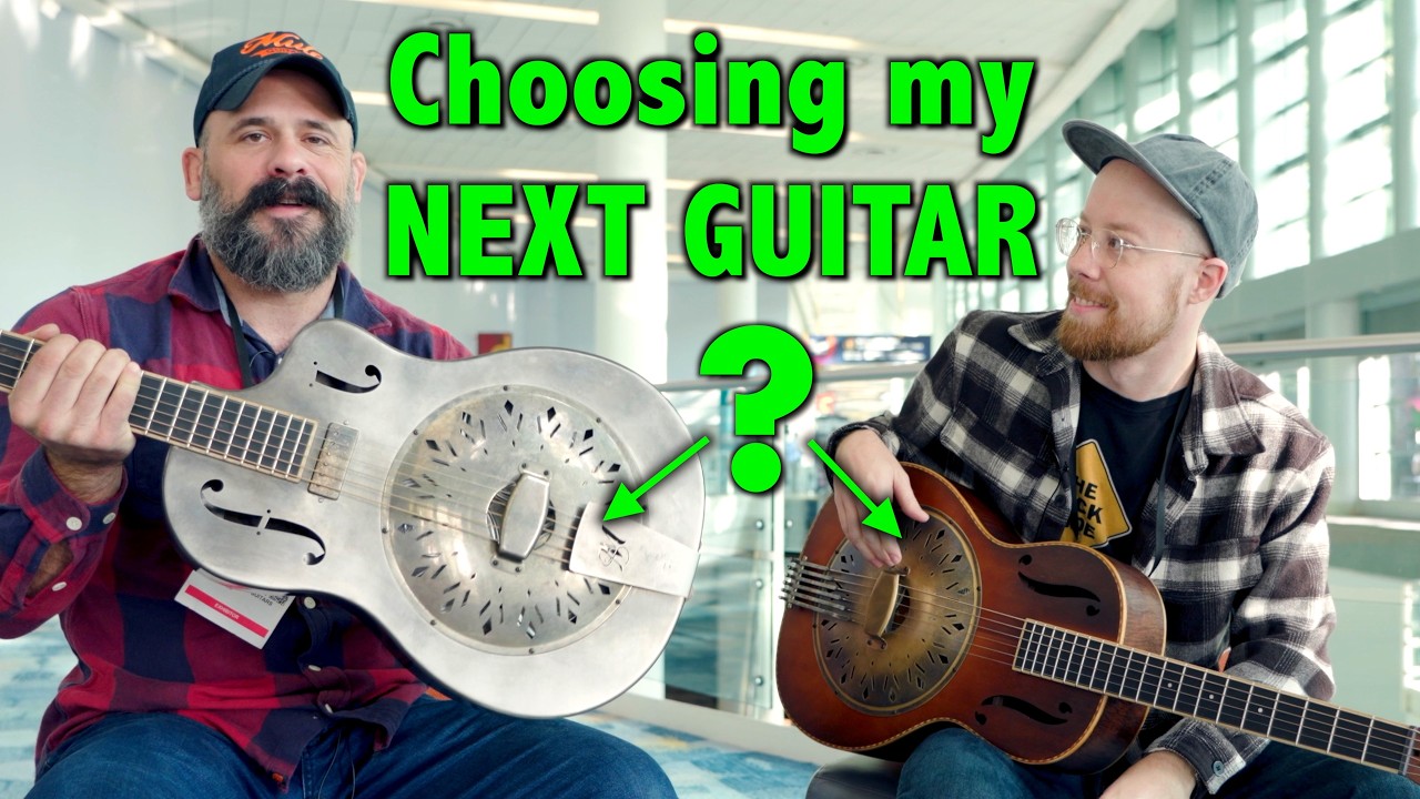 This was a DIFFICULT Choice (resonator shootout with @Mule Resonator Guitars)