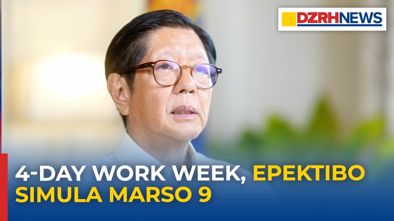 4-day work week, ipapatupad sa ilang tanggapan sa gobyerno simula Marso 9 – PBBM