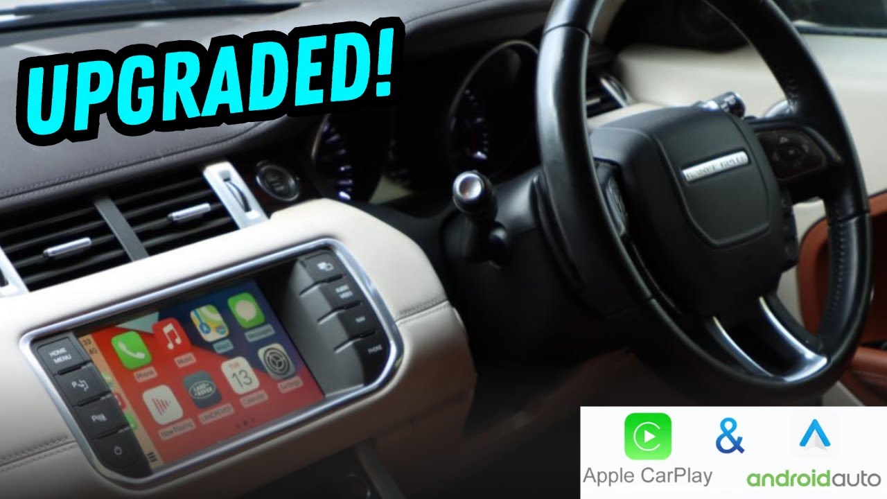 Преобразите свой Range Rover Evoque с помощью Apple CarPlay Android Auto — установка системы Harman