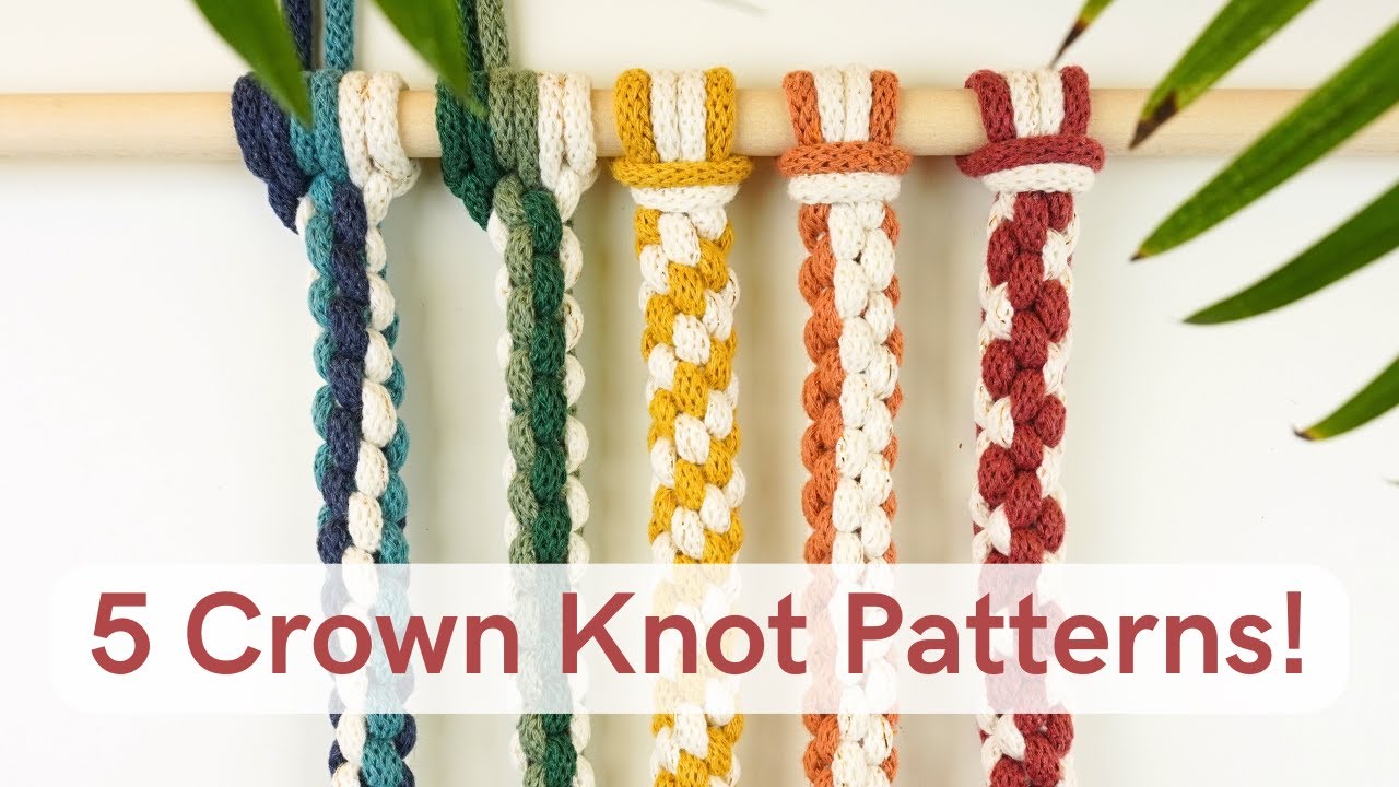 5 Easy Macrame Braids | Round Knots to Zigzag