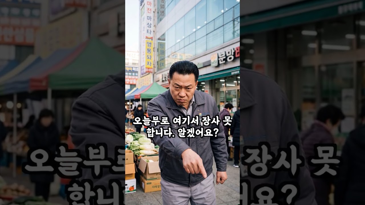 전통 시장 생선 파는 할머니를 쫓아냈는데 그 마트 납품사 회장이었습니다 #shorts
