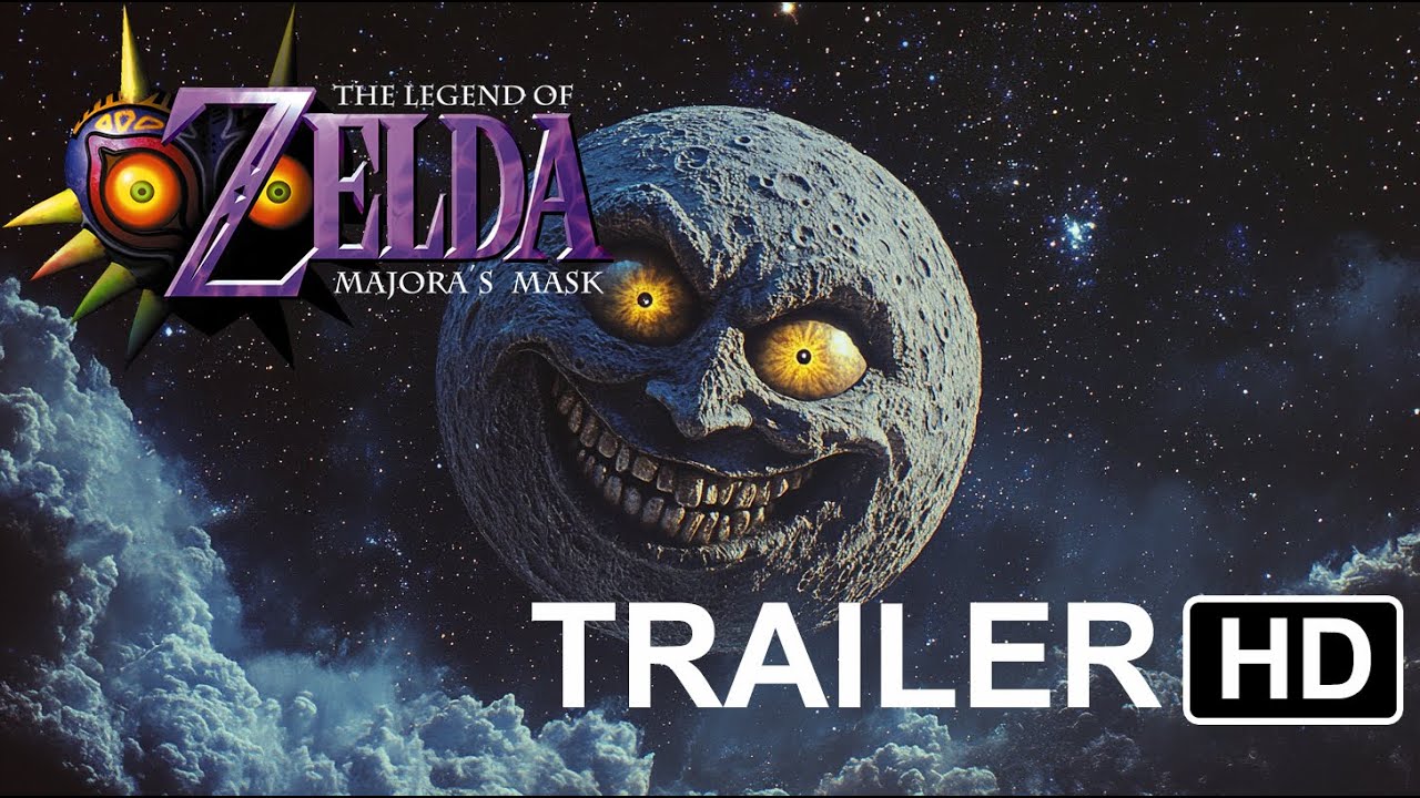 The Legend of Zelda: Majoras Mask [Movie Trailer] - 1980s LaserDisc (Dark Fantasy)