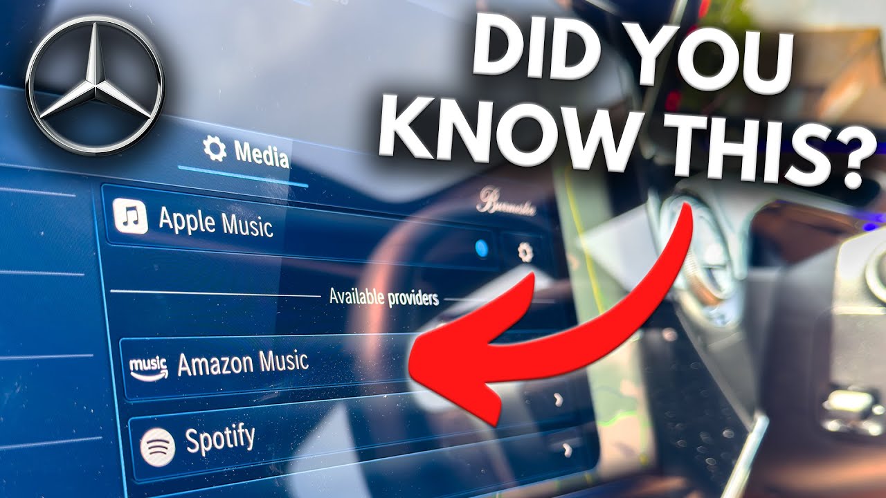Приложения SPOTIFY и APPLE MUSIC на Mercedes MBUX!