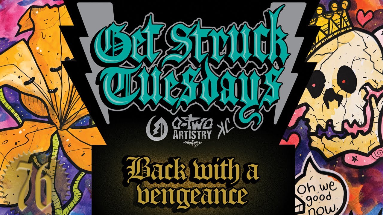 Back with a vengeance (76) #getstrucktuesdays #mixedmedia #art #neotraditionalflashbangboogie