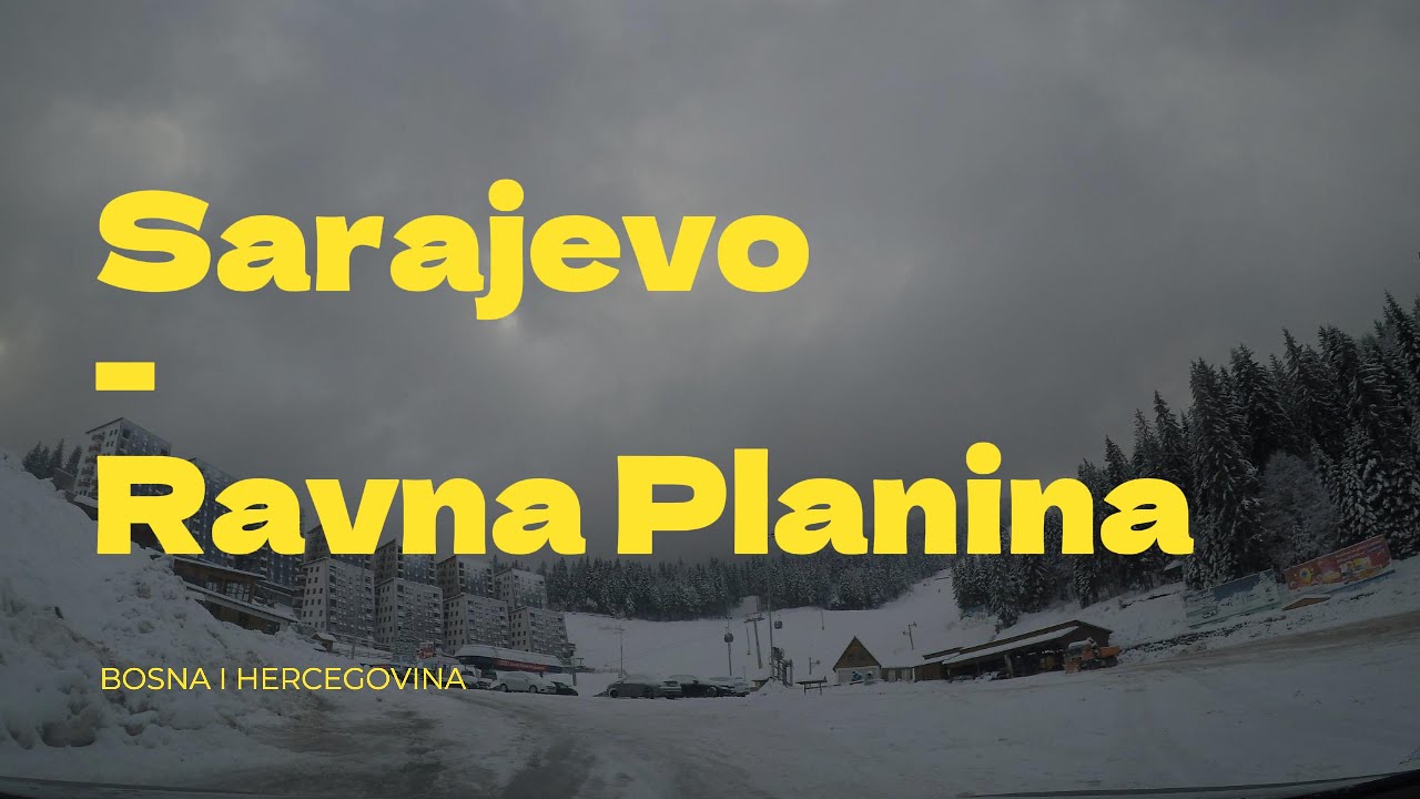 Sarajevo → Ravna Planina ❄️ | Winter Drive in Bosnia & Herzegovina | 4K HDR Dashcam