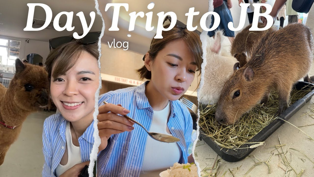 A day with me to JB - Eco Galleria / Eco Botanic / Capybara / Hai Kah Lang (johor vlog)