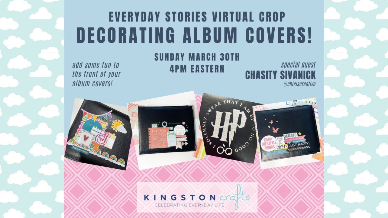 Everyday Stories Virtual Crop - Decorating Album Covers