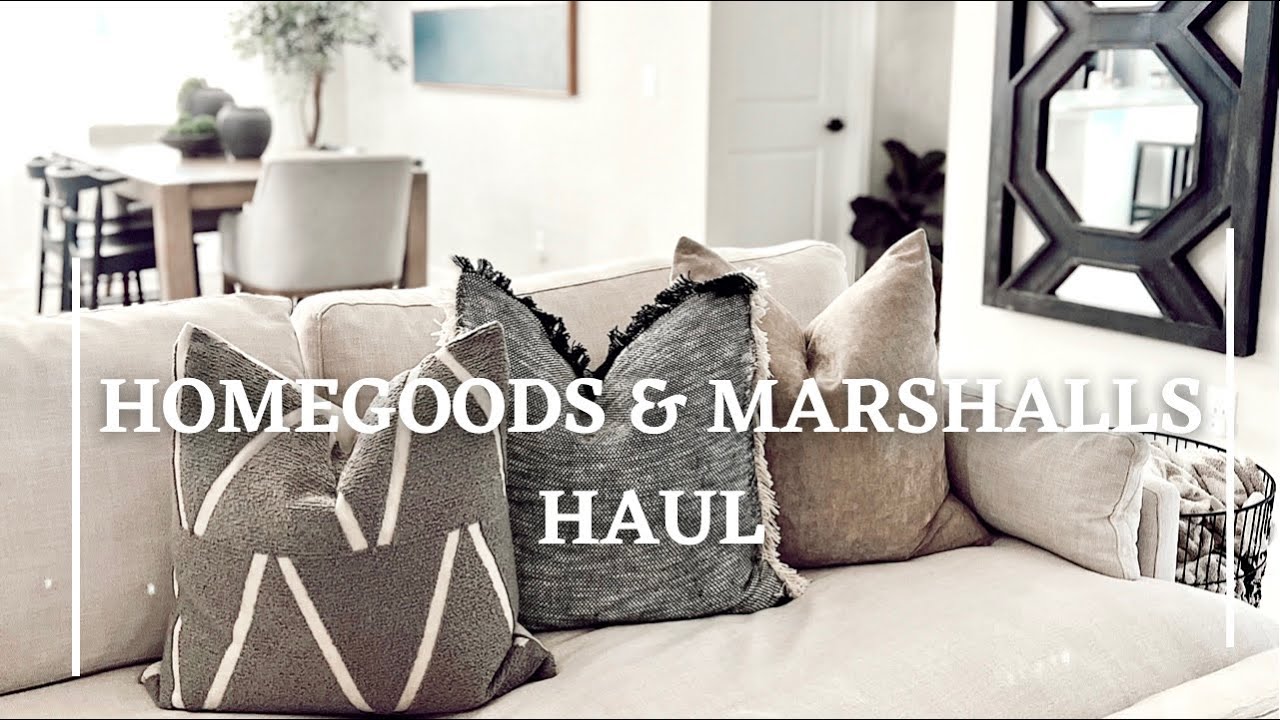 HUGE HOMEGOODS/MARSHALLS SHOP WITH ME & HAUL|FASHION, ORGANIZATION, DECOR,FURNITURE, BAREFOOT DREAMS