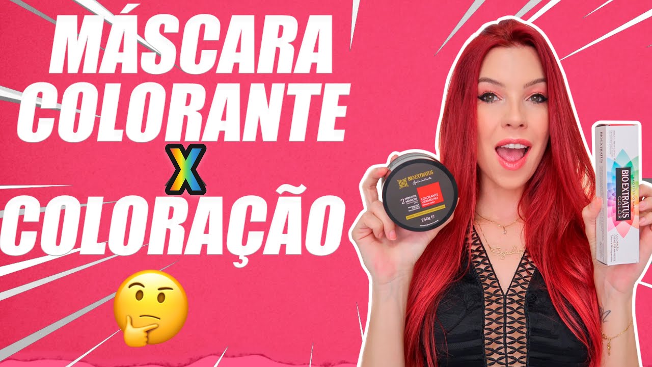 DIFERENÇA ENTRE TINTA/COLORAÇÃO E MÁSCARA COLORANTE!!!