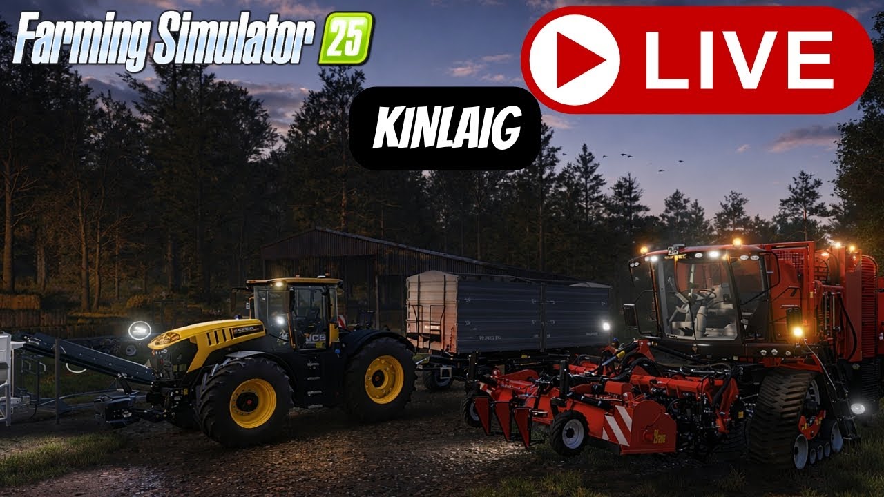 🔴 Kinlaig żniwa!!!! Farming Simulator 2025