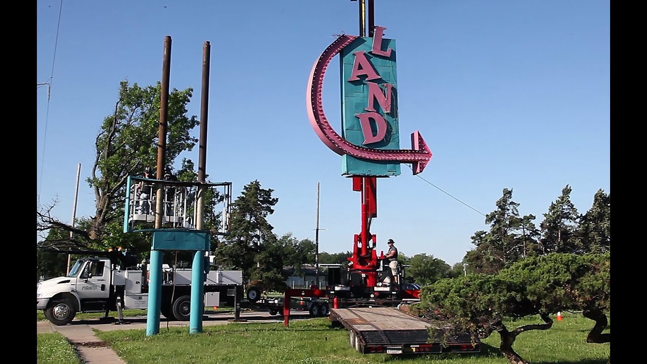 Joyland sign removed