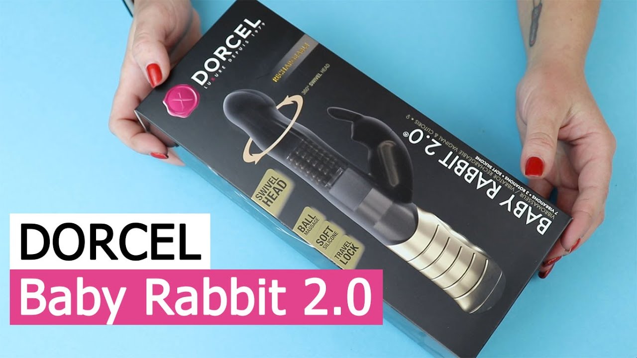 Dorcel: Baby Rabbit Gold 2.0 - вибратор-кролик с жемчужным массажем и вращение кончика.