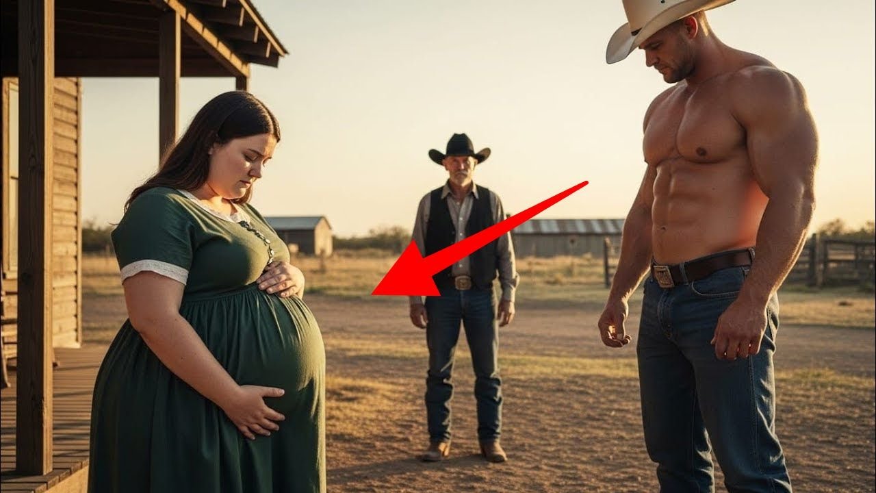 Sa grossesse fit scandale — alors son père donna la fille obèse à un cow-boy géant