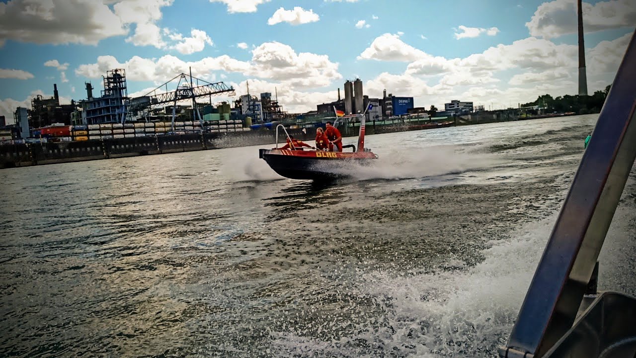 Ausbildungsfahrt auf dem Rhein