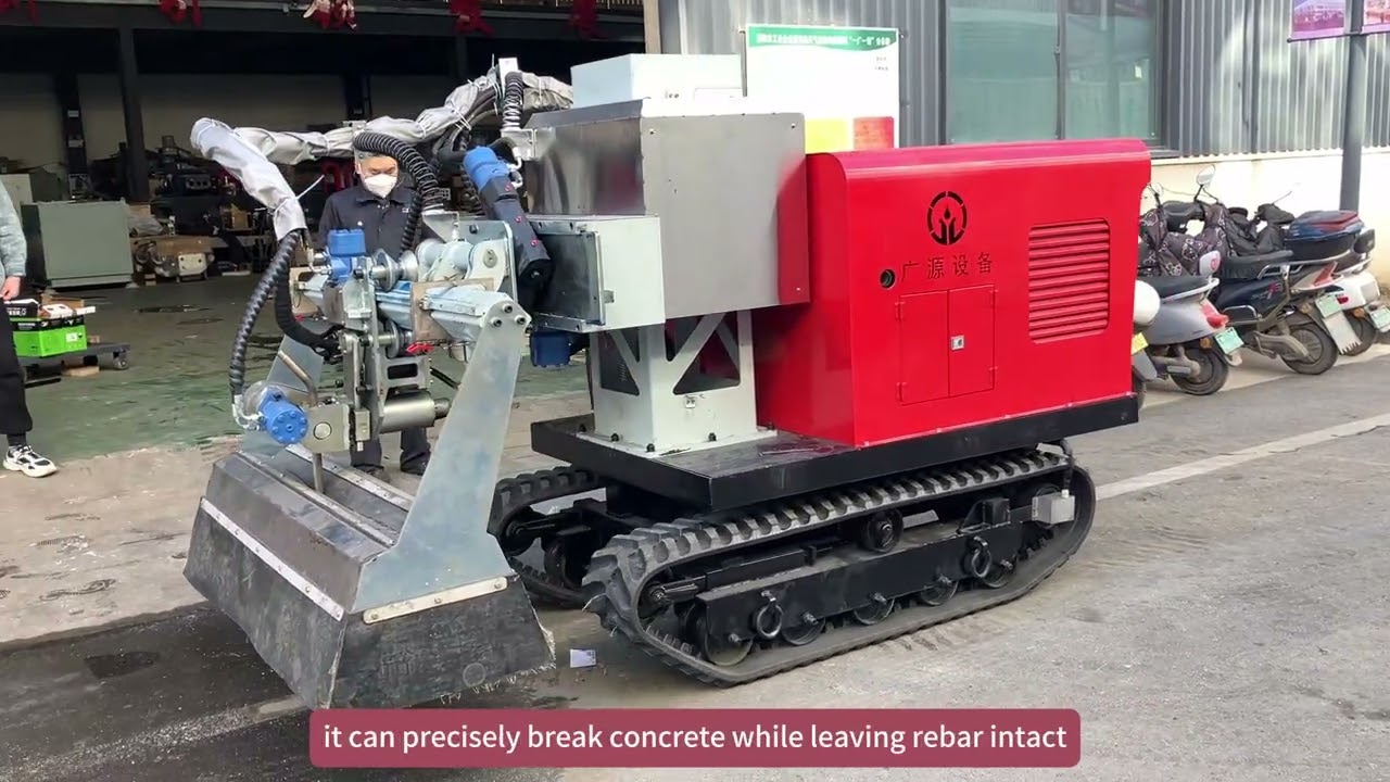 Concrete demolition hydro blasting system