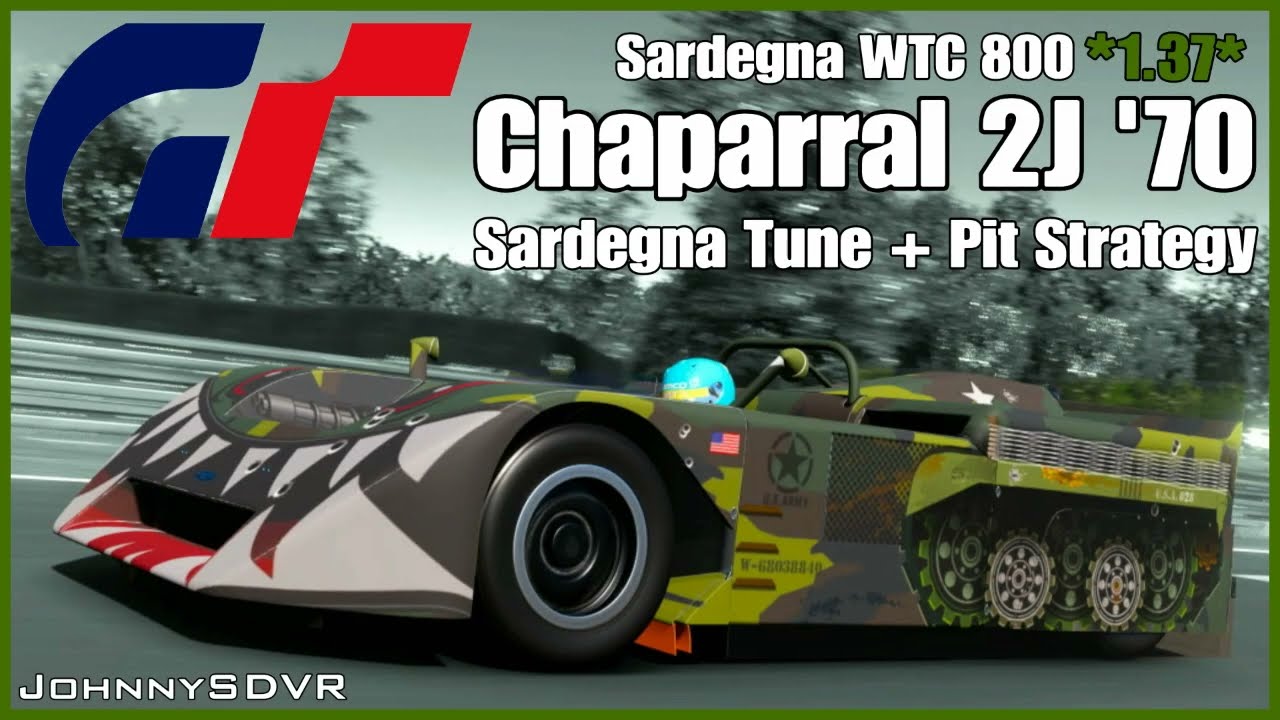 Gran Turismo 7 - Chaparral 2J '70 Tune | Sardegna WTC 800 | 800PP Setup + Pit Strategy | #GT7 1.37